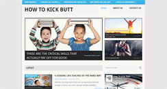 Desktop Screenshot of howtokickbutt.com