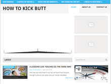 Tablet Screenshot of howtokickbutt.com